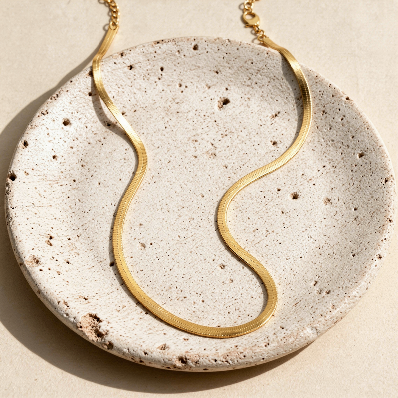 COLLIER ONDE DORÉE SIOLIA