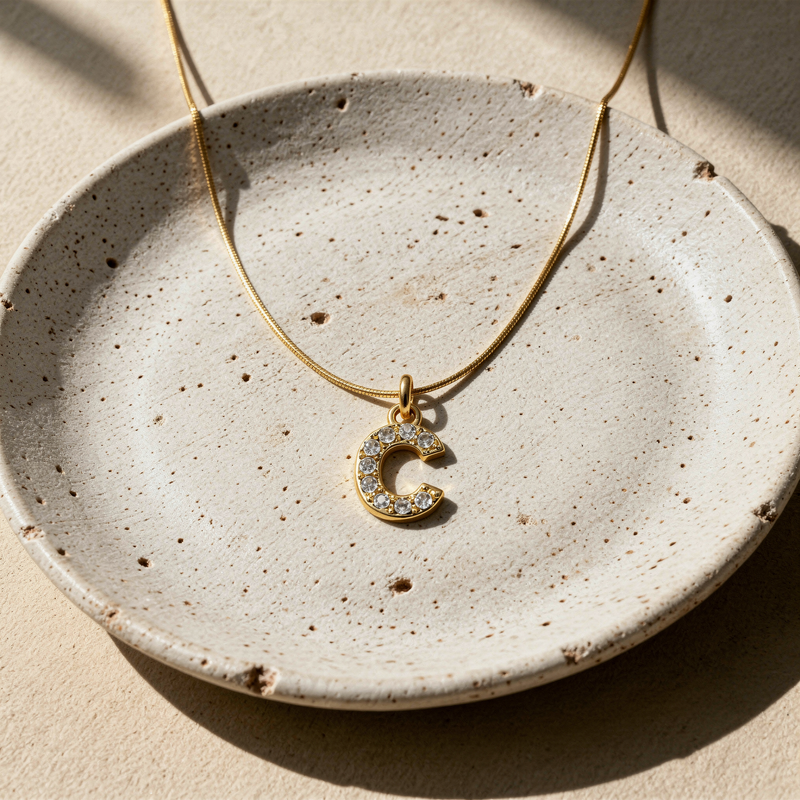 COLLIER INITIALE ÉCLAT SIOLIA