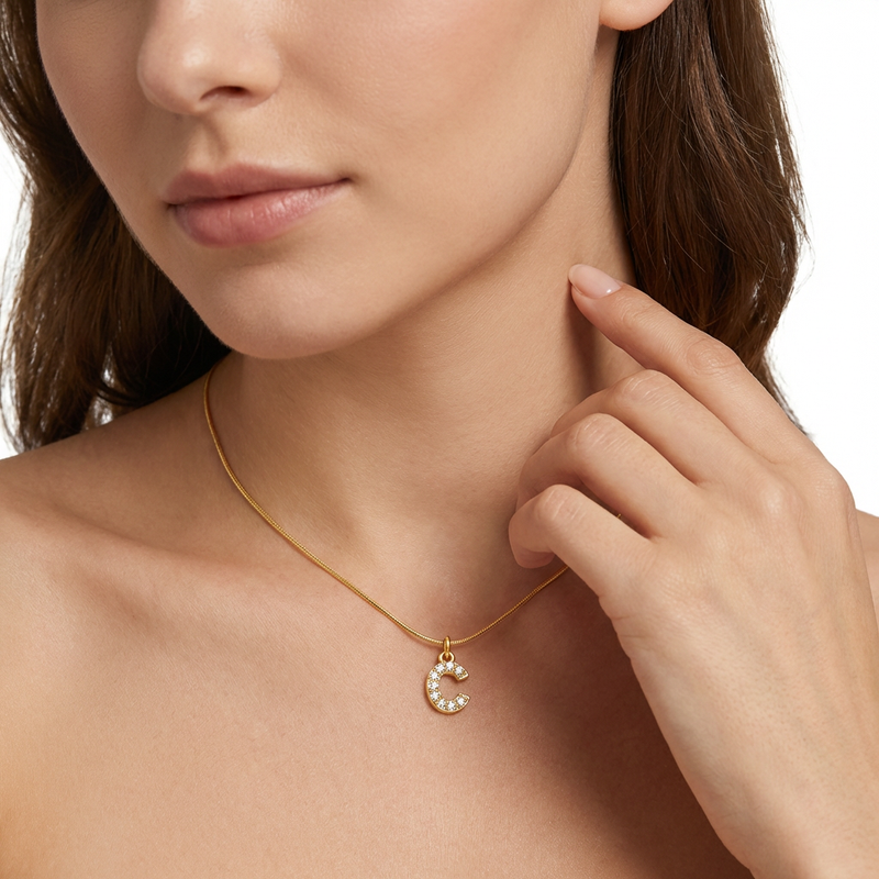 COLLIER INITIALE ÉCLAT SIOLIA